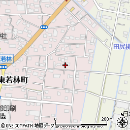 静岡県浜松市中央区東若林町1425周辺の地図