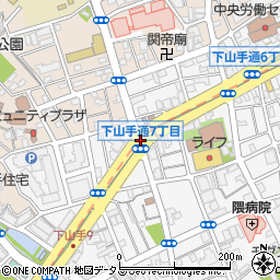 下山手通７周辺の地図