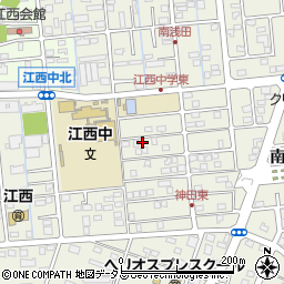 静岡県浜松市中央区神田町71周辺の地図