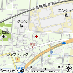 静岡県浜松市中央区篠原町1129周辺の地図