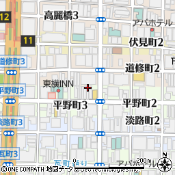 洋風酒場 Seventy 淀屋橋店周辺の地図