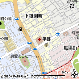 神戸少年鑑別所周辺の地図