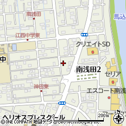 静岡県浜松市中央区神田町26周辺の地図