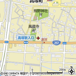 静岡県浜松市中央区高塚町4707周辺の地図