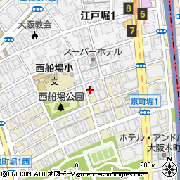 福昌株式会社　大阪本店周辺の地図