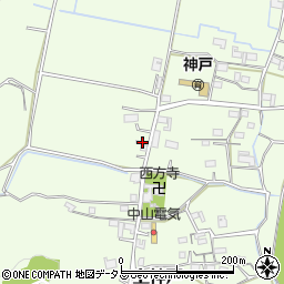 三重県伊賀市上神戸709周辺の地図