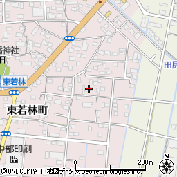静岡県浜松市中央区東若林町1421周辺の地図
