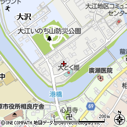 静岡県牧之原市大江47-10周辺の地図