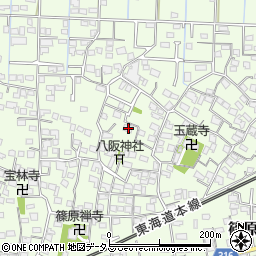 静岡県浜松市中央区篠原町4136周辺の地図