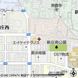 大阪府東大阪市新庄南7周辺の地図