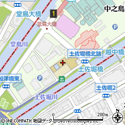 大阪市立中之島小学校（中之島小中一貫校）周辺の地図