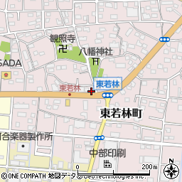 静岡県浜松市中央区東若林町1175周辺の地図