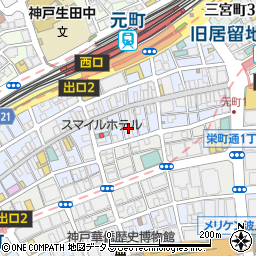 グリル一平 元町東店周辺の地図
