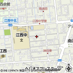 静岡県浜松市中央区神田町72周辺の地図
