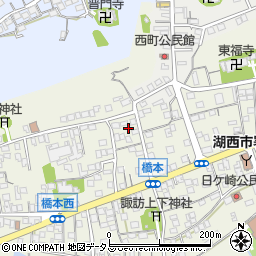 静岡県湖西市新居町浜名931周辺の地図