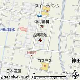 静岡県浜松市中央区神田町543周辺の地図