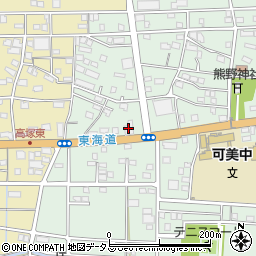 浜松磐田信用金庫可美支店周辺の地図