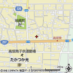 静岡県浜松市中央区高塚町4465周辺の地図
