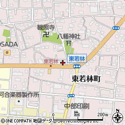 静岡県浜松市中央区東若林町1177周辺の地図