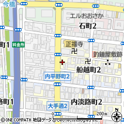 日本経済新聞　株式会社大毎上町松屋町支店周辺の地図