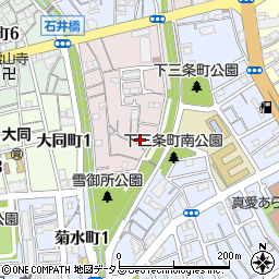 兵庫県神戸市兵庫区雪御所町12-4周辺の地図