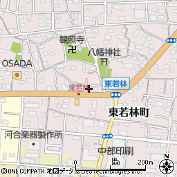 静岡県浜松市中央区東若林町1178周辺の地図