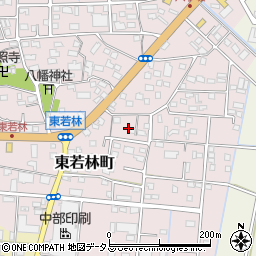 静岡県浜松市中央区東若林町1296周辺の地図