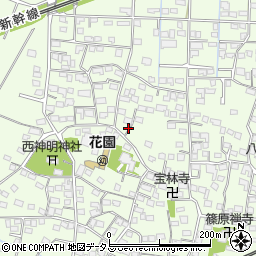 静岡県浜松市中央区篠原町9268周辺の地図