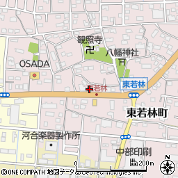 静岡県浜松市中央区東若林町1183周辺の地図