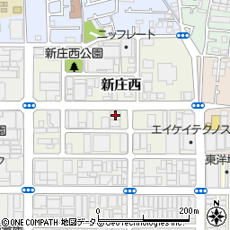 大阪府東大阪市新庄西4-29周辺の地図