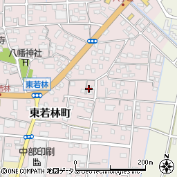 静岡県浜松市中央区東若林町1297周辺の地図