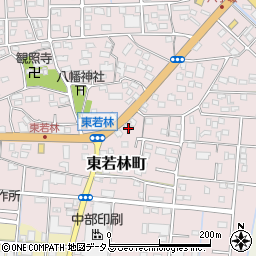 静岡県浜松市中央区東若林町1274周辺の地図