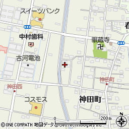静岡県浜松市中央区神田町993周辺の地図