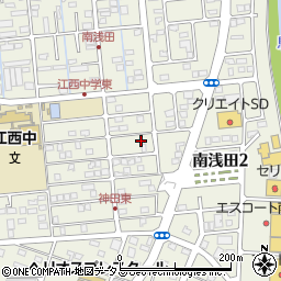静岡県浜松市中央区神田町28周辺の地図