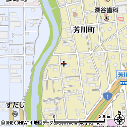 静岡県浜松市中央区芳川町610周辺の地図