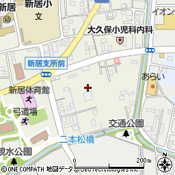 静岡県湖西市新居町浜名341周辺の地図