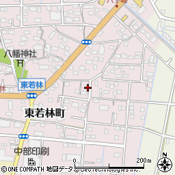 静岡県浜松市中央区東若林町1443周辺の地図