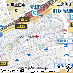 神戸アジアン食堂バル SALA周辺の地図