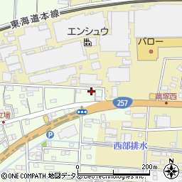 静岡県浜松市中央区篠原町35周辺の地図