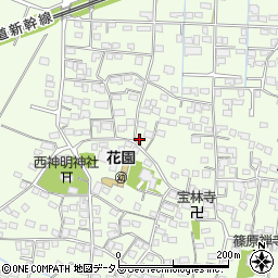 静岡県浜松市中央区篠原町9275周辺の地図