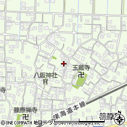 静岡県浜松市中央区篠原町4147周辺の地図