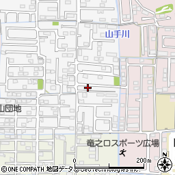 岡山県岡山市中区四御神68周辺の地図