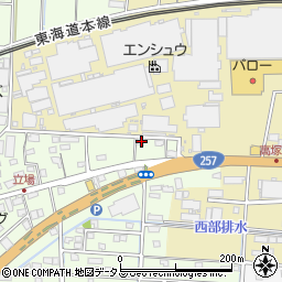 静岡県浜松市中央区篠原町39周辺の地図