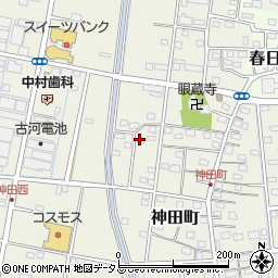 静岡県浜松市中央区神田町991周辺の地図