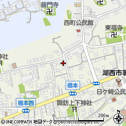 静岡県湖西市新居町浜名930-1周辺の地図