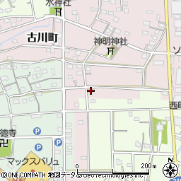 静岡県浜松市中央区古川町410周辺の地図