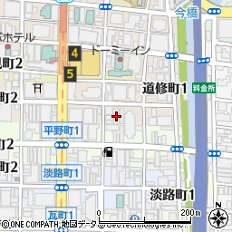 ミフネ道修町ビル周辺の地図