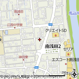 静岡県浜松市中央区神田町41周辺の地図