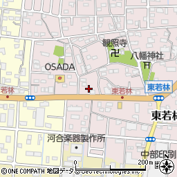 静岡県浜松市中央区東若林町1192周辺の地図
