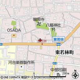 静岡県浜松市中央区東若林町1181周辺の地図